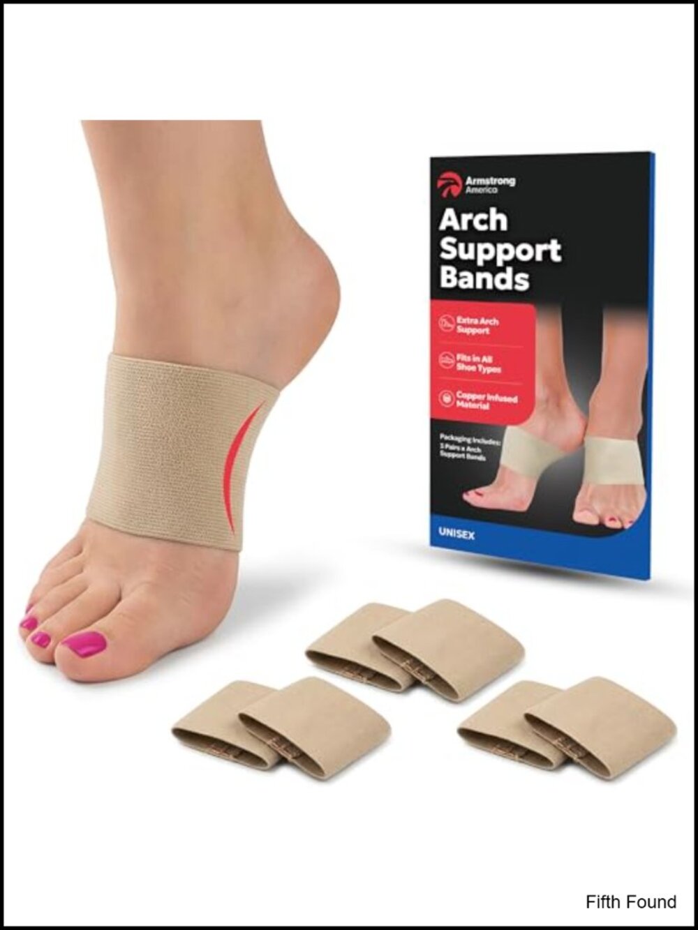 Plantar Fasciitis Arch Support Compression Sleeve Foot Brace 3-Pack